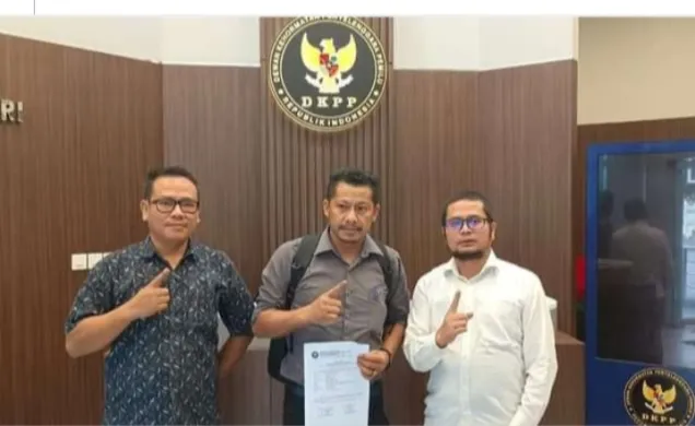 Laporan KPU Taput ke DKPP RI