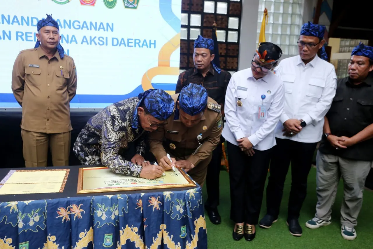 Penandatanganan Komitmen Bersama Rencana Aksi Daerah P4GN di Kota Tangerang