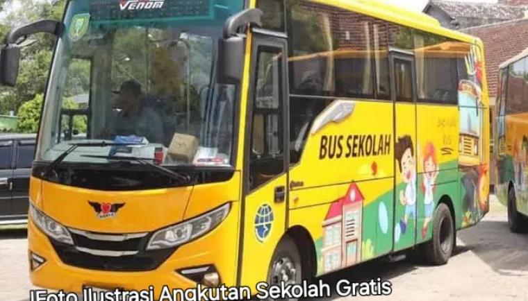 Angkutan sekolah gratis Kabupaten Tangerang