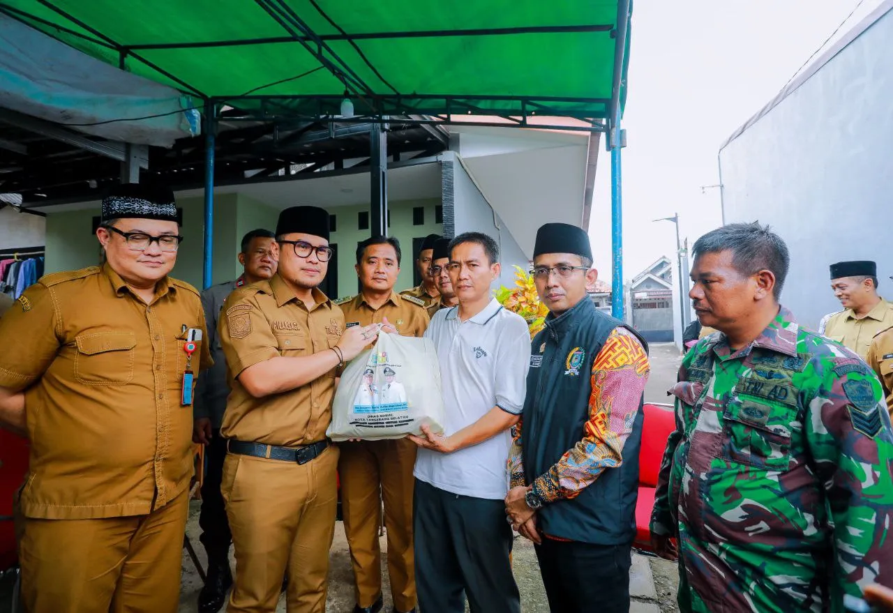 Wakil Wali Kota Tangsel Pilar Saga Ichsan menyampaikan belasungkawa kepada keluarga warga Pamulang yang meninggal dunia.